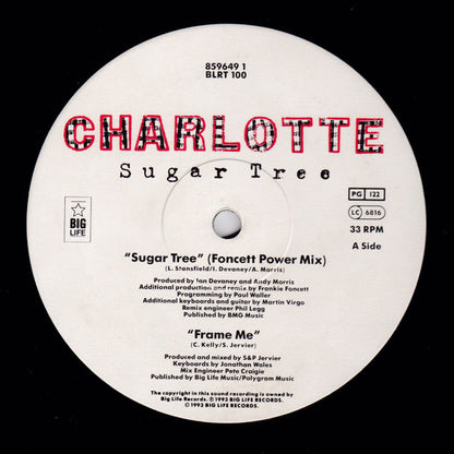 Charlotte - Sugar Tree (12")