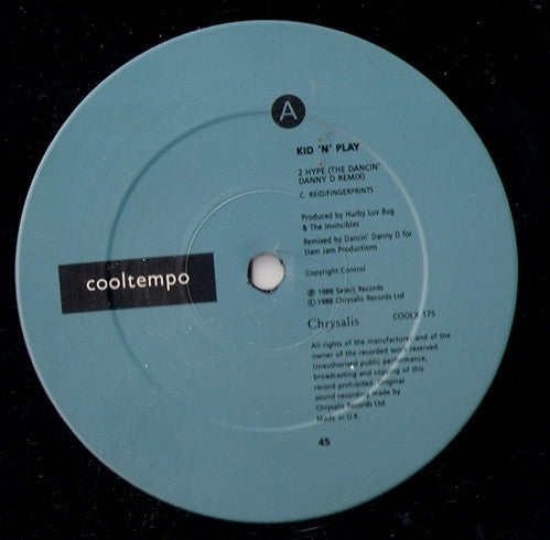 Kid'N'Play* - 2 Hype (Dancin' Danny D Remix) (12")