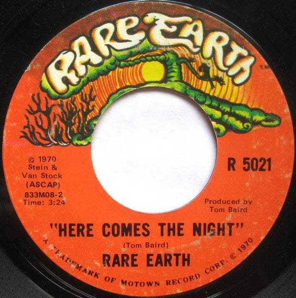 Rare Earth - Born To Wander  (7", Single, Styrene, Ter)