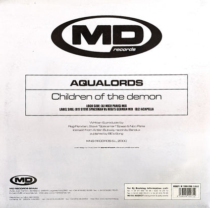 Aqualords - Children Of The Demon (12")