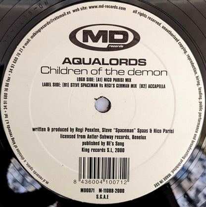 Aqualords - Children Of The Demon (12")