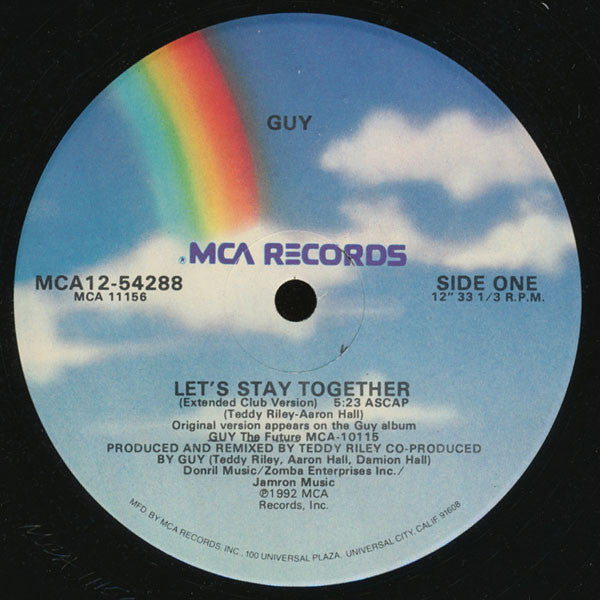 Guy : Let's Stay Together (12", Single)