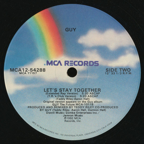 Guy : Let's Stay Together (12", Single)