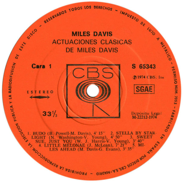 Miles Davis - Basic Miles - The Classic Performances Of Miles Davis (LP, Comp)