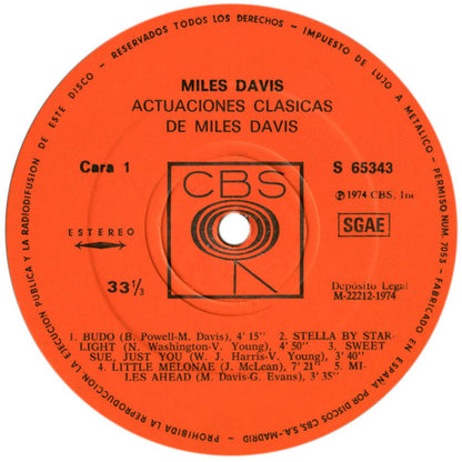 Miles Davis - Basic Miles - The Classic Performances Of Miles Davis (LP, Comp)