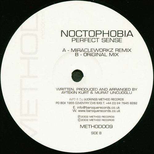 Noctophobia - Perfect Sense (12", Promo)