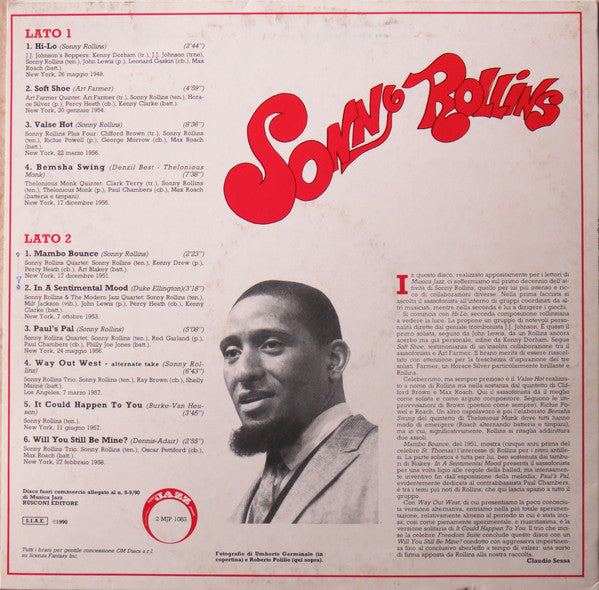 Sonny Rollins : Sonny Rollins (LP, Comp)
