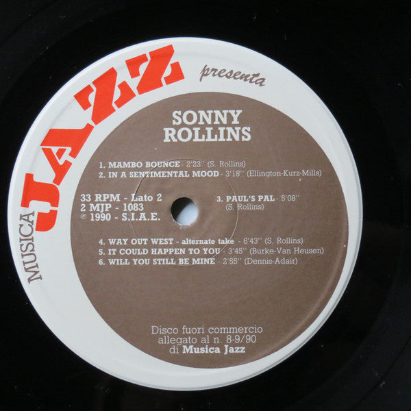 Sonny Rollins : Sonny Rollins (LP, Comp)