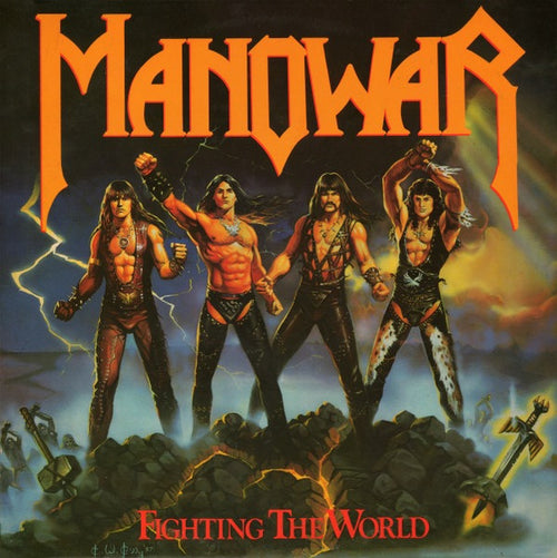 Manowar : Fighting The World (LP, Album)