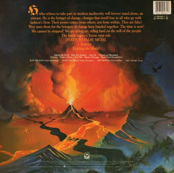 Manowar : Fighting The World (LP, Album)