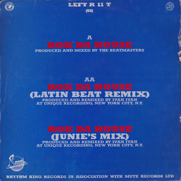 The Beatmasters - Rok Da House (12", Maxi)