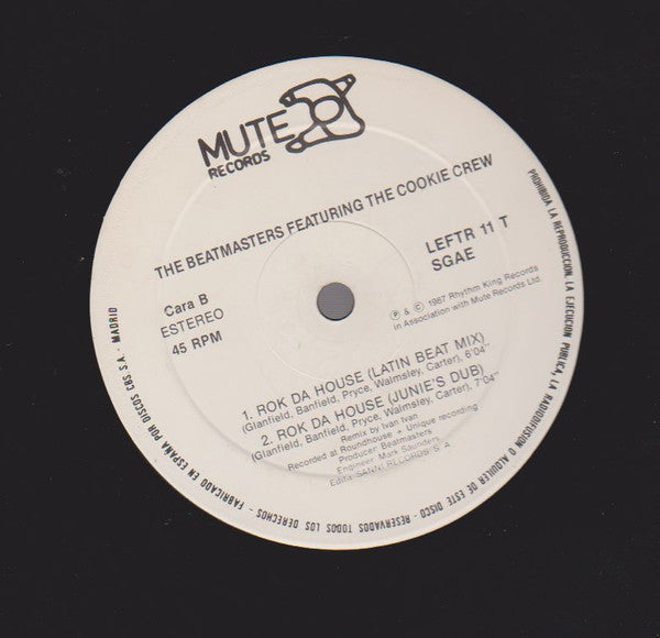 The Beatmasters - Rok Da House (12", Maxi)