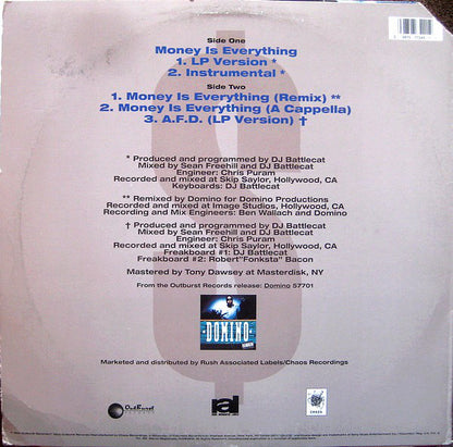 Domino : Money Is Everything (12")