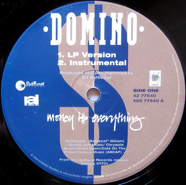 Domino : Money Is Everything (12")