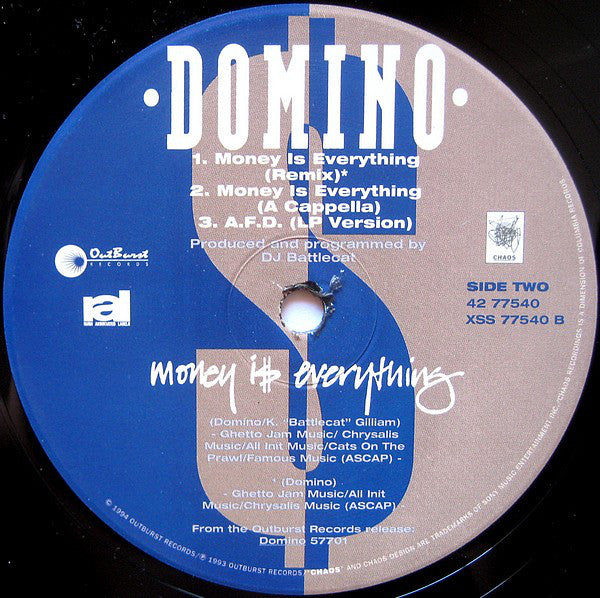 Domino : Money Is Everything (12")