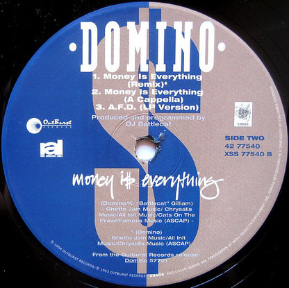 Domino : Money Is Everything (12")