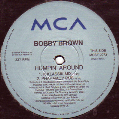 Bobby Brown - Humpin' Around (The K Klass Mixes) (12", Single)