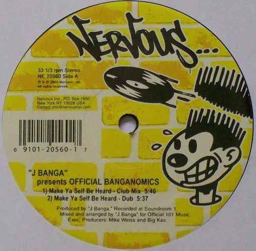 J Banga : Presents Official Banganomics (12")