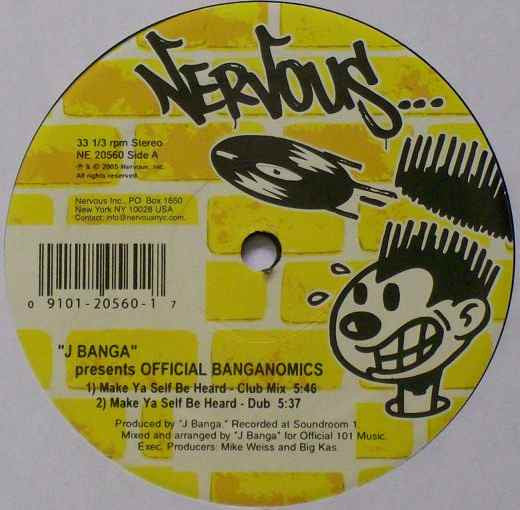 J Banga : Presents Official Banganomics (12")