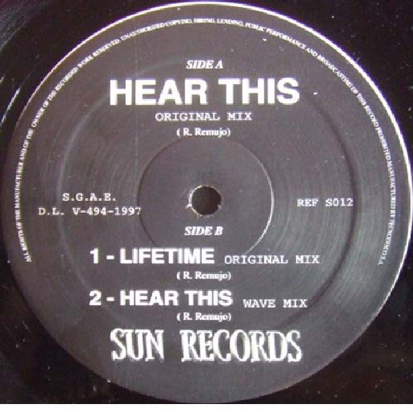 Active Sense - Hear This (12")