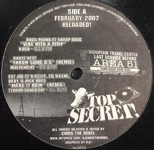 Various - Top Secret! February 2[007] Reloaded! (12", Comp, Unofficial)