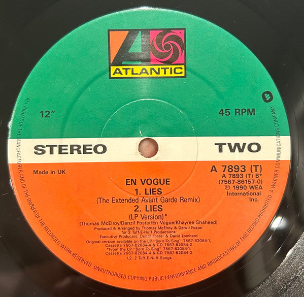 En Vogue - Lies (12")