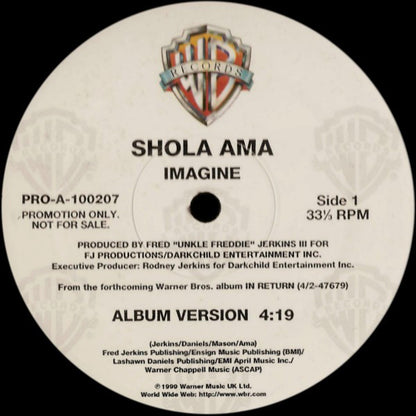 Shola Ama : Imagine (12", Promo)