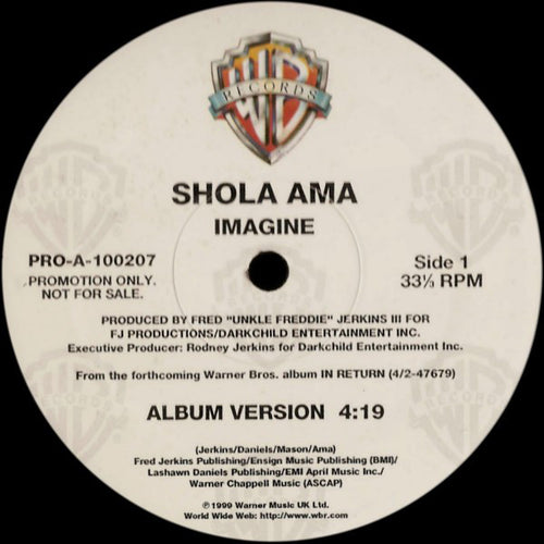 Shola Ama : Imagine (12", Promo)