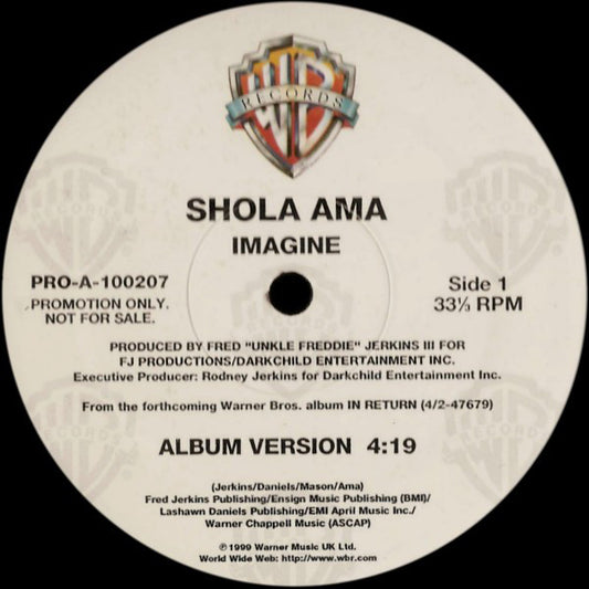 Shola Ama : Imagine (12", Promo)