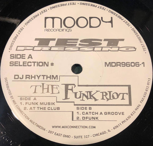 DJ Rhythm : The Funk Riot (12", TP)