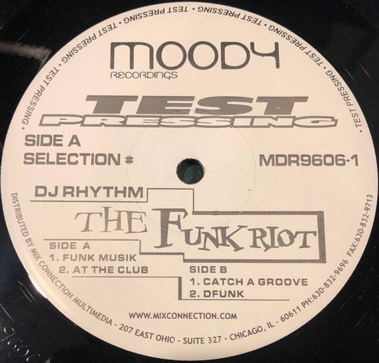 DJ Rhythm : The Funk Riot (12", TP)