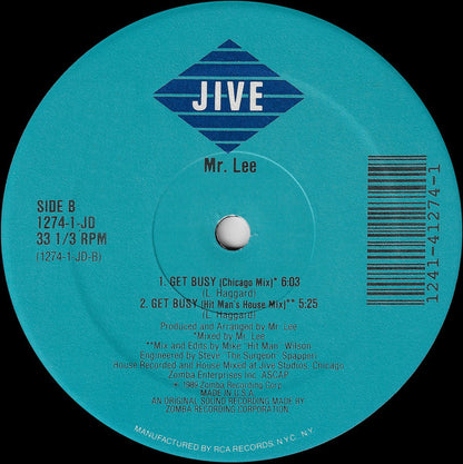 Mr. Lee - Get Busy (12")