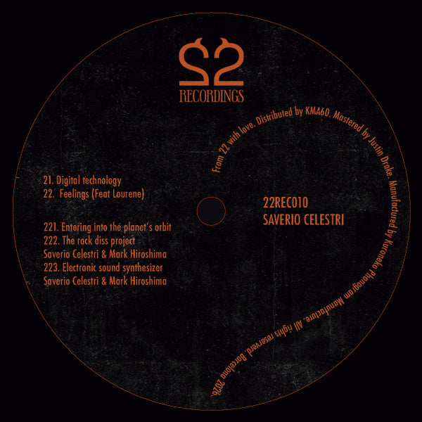 Saverio Celestri : Chapter X - "Digital Technology" (12", EP)