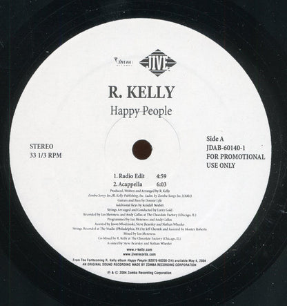 R. Kelly - Happy People (12", Single, Promo)
