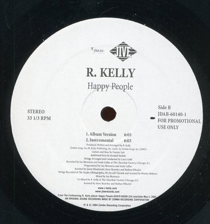 R. Kelly - Happy People (12", Single, Promo)