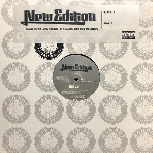 New Edition - Hot 2Nite / All On You (12", Promo)