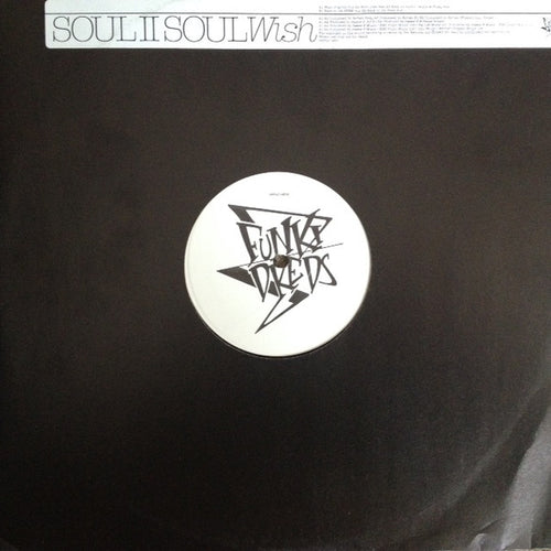 Soul II Soul : Wish (12", Promo)
