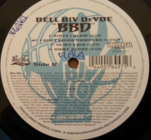 Bell Biv Devoe : BBD (LP, Album)
