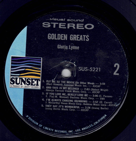 Gloria Lynne - Golden Greats (LP, Comp)