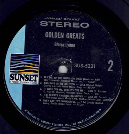 Gloria Lynne - Golden Greats (LP, Comp)