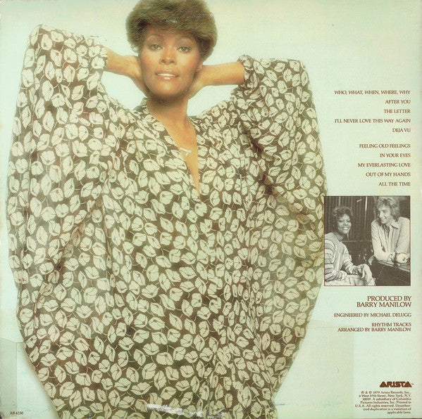 Dionne Warwick - Dionne (LP, Album, Pit)