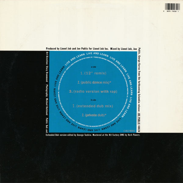 Joe Public - Live And Learn (12")