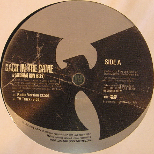 Wu-Tang Clan : Back In The Game (12", Promo)