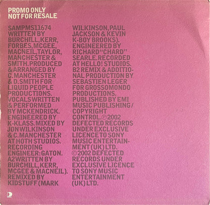 Liquid People Vs Simple Minds : Monster (12", Promo)