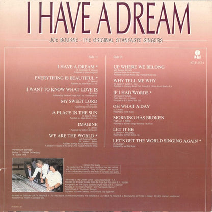 Joe Bourne & The Original Stanfaste Singers* - I Have A Dream (LP, Album)