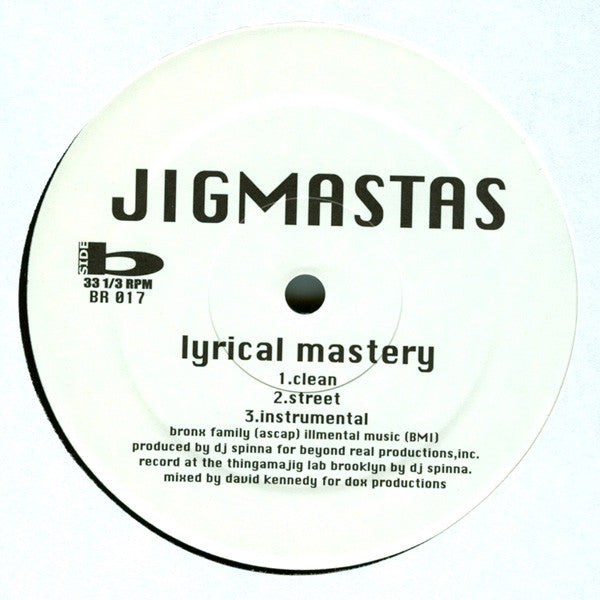 Jigmastas : Don't Get It Twisted (12")