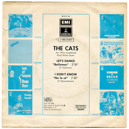 The Cats : Let's Dance (7", Single, RE)