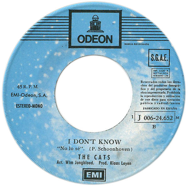 The Cats : Let's Dance (7", Single, RE)