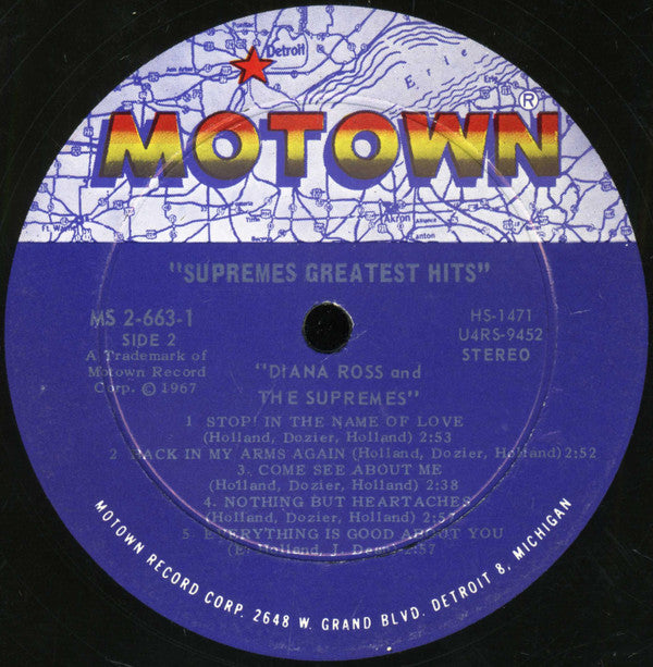 Diana Ross And The Supremes* - Greatest Hits (2xLP, Comp, Gat)