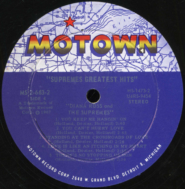 Diana Ross And The Supremes* - Greatest Hits (2xLP, Comp, Gat)
